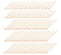 NIYANGLE 200 Piezas Palitos de Madera para Depilar Nariz y Cejas, Aplicadores de Cera Desechables, 88x6.5mm y 125x16mm, Uso en Casa y Salón Profesional