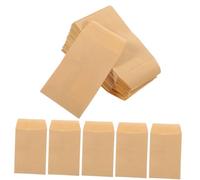 NIYANGLE 200 Piezas sobre De Semillas Sobres Kraft para Monedas sobre De Cheques Sobres De Plantas Lacre De Sobres Sellar Paquetes Kraft sobre De Envío sobre De Sello Papel Kraft Brown