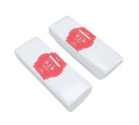 NIYANGLE 200 Tiras de Papel Encerado para Depilación Corporal Blanco, No Tejido, Fácil de Cortar y Rápida Eliminación de Pelo para Uso Profesional