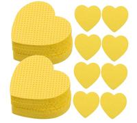 NIYANGLE 200piezas Almohadillas De Algodón Forma De Corazón Para Limpiar Uñas De Gel y Extensiones De Pestañas Desechables y Viajeras Para Uso Profesional y Personal