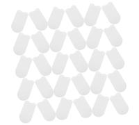 NIYANGLE 200piezas Protectores de Dedos para Limpieza Dental de Perros Textura Perlada y Toallitas Secas para Cuidado Dental de Mascotas para Cepillado de Dientes de Gatos