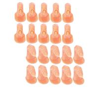 NIYANGLE 20piezas Modelos De Dedos Falsos Para Manicura De Entrenamiento Para Arte De Uñas Herramienta Práctica Para Principiantes y Profesionales Simulación Realista y Ligera Para Uso