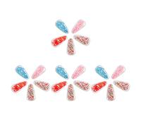 NIYANGLE 20piezas Pinzas Pelo Diseño De Movediza y Lentejuelas Transparentes Para Fiestas y Fotos