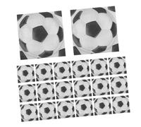 NIYANGLE 20piezas Servilletas De Fútbol Para Fiesta De Cumpleaños Decoración De Mesa Para Eventos Deportivos Absorbente Diseño Temático De Fútbol Para Cumpleaños