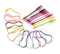 NIYANGLE 24piezas Etiquetas De Silicona Para Bebidas Identificadores Elásticos Para Copas De Vino y Botellas Marcadores De Tira Para Uso Fiestas y Eventos