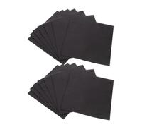 NIYANGLE 25 Servilletas Desechables Negras para Almuerzo de Papel 15,74 Pulgadas Paquete de 25 Unidades para Bodas y Fiestas Elegantes y Prácticas