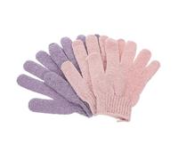 NIYANGLE 2pares Guantes Exfoliantes Para Ducha Eliminación De Células Muertas Guantes Spa Para Hombre y Mujer Limpieza Profunda y Suave Material Resistente y Amigable La Piel