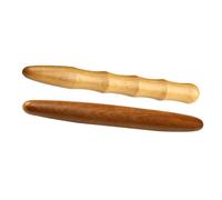 NIYANGLE 2piezas Acupuntura Masajeador de Madera para Relajar Manos Pies para Viajar y Casa Varilla de Masaje Masajeador Corporal