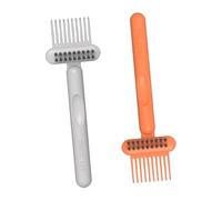 NIYANGLE 2piezas Cepillo Limpiador Para Peines Herramienta Eficaz Para Remover Cabello De Cepillos y Peines Accesorio Práctico y Compacto Para Mantener Tus Herramientas De Belleza