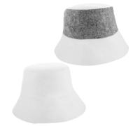 NIYANGLE 2piezas Gorro De Sauna Anticalor De Fieltro Gorro De Banya Protector De Cabello Ruso Para Hombres y Mujeres Para Baños De Vapor y Spas