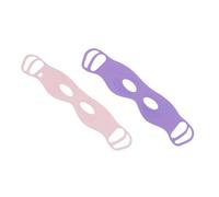 NIYANGLE 2piezas Masajeador De Ojos Reutilizable De Doble Cara De Gel Para Relajación Ocular Alivio De Ojeras y Fatiga Morado Accesorio De Cuidado Ocular Ergonomico