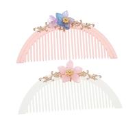 NIYANGLE 2piezas Peine Forma De Cabello Tocado Exquisito Hecho Mano Decoración Cabello De Ropa Para Eventos Tradicionales