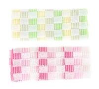 NIYANGLE 2piezas Toallitas Baño Toallas Limpiadoras Para Ducha Artículos Baño Toallas Ducha Larga y Duradera