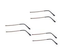 NIYANGLE 3 Pares De Patas De Gafas Kit De Reparación De Bisagras Marcos Negros Gafas Patas De Brazo Para Gafas De Sol Gafas De Sol De Metal Reemplazo De Templo Gafas Reemplazo