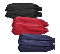 NIYANGLE 3 Pares Mangas Impermeables y Antiaceite para Brazos Unisex de Antebrazo con Puños Elásticos Fundas Reutilizables para Cocina Jardinería Lavado de Coches y Pintura de Azul Negro