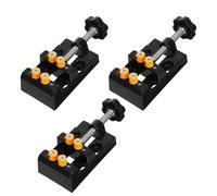 NIYANGLE 3 piezas Abrazadera Banco Multipropósito Ajustable Mini Mordazas Tornillo Banco para Joyería Escultura y Bricolaje Prensa Mesa Portátil para Trabajos de Precisión