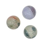 NIYANGLE 3 Piezas Balones de Golf para Principiantes de Dos Capas | Gran Durabilidad y Ligereza, para Calentamientos, Varios estilos y Práctica de Tenis Control Drop And Stop