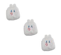 NIYANGLE 3 Piezas Bolsa De Toalla De Tía De Peluche Monedero Carteras Para Mujer Cartera De Mujer Bolsa De Cambio De Niñas Felpa Servilleta Sanitaria Bolsa De Toalla De La Tía Perder