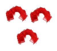 NIYANGLE 3 Piezas Bolsas De De Tamaño Pequeño Bolsas De a Granel Gracias De Pequeño Transparentes Para Organdí Dulces Felices