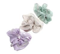 NIYANGLE 3 Piezas Coleteros para Mujer Accesorios Moda de Elásticas para Peinados y Colores