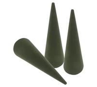 NIYANGLE 3 Piezas Conos de Espuma Verde Unidades Bloques Húmedos para Arreglos de Flores y Artificiales Espuma Moldeable para Manualidades y Decoración de Bodas Cumpleaños y Eventos