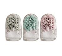 NIYANGLE 3 Piezas Guantes Exfoliantes Ducha Lados para Baño Exfoliación y Limpieza de para Revitalizar y Circulación Incluye Colores Gris