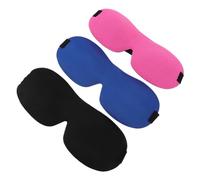 NIYANGLE 3 Piezas Máscaras de Antifaces para Ojos y Bloqueo de Luz para Uso Diario Colores