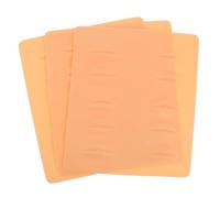 NIYANGLE 3 Piezas Piel Labios Artificial de Silicona para Practicar Microblading Piel de Rostro Humano Bordada de Práctica para Tatuaje de Labios