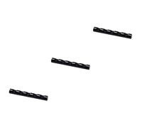 NIYANGLE 3 Piezas Titular De La Pluma De Uñas Condujo Poseedor Estante Porta Brochas De Maquillaje Ultravioleta Pararse Clavos Soporte Para Lápiz De Uñas Black