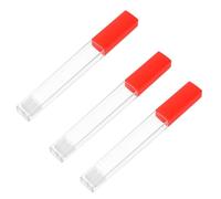 NIYANGLE 3 Unidades de Tubo de Almacenamiento de Plástico Transparente para Termómetro Portaagujas Portátil y Reutilizable Caja Protectora para Termómetro y Agujas Uso Doméstico Viaje