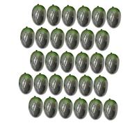NIYANGLE 30 Piezas de Aceitunas Artificiales Realistas para Decoración de Frutas Adornos de Aceitunas para Hogar Cocina y Eventos Ideales como Accesorios Fotográficos Centros de Mesa