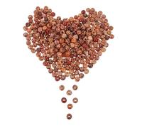 NIYANGLE 300 piezas Cuentas de Madera con Agujero Grande Cuentas de Barril Impresas Naturales para Trenzas y Pulseras DIY Accesorios Artesanales Versátiles para Joyería y Manualidades