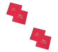 NIYANGLE 32 Piezas Cena De Cumpleaños Servilletas De Coctel Servilletas De Papel Desechables De Papel Aluminio De Cumpleaños Bebé Estampado En Caliente Boda