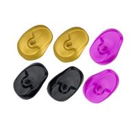 NIYANGLE 3pares Protectores Auditivos Para Teñir Cabello Protección Orejeras Negras Para Mujeres y Hombres