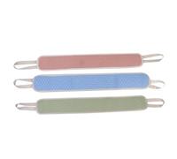 NIYANGLE 3piezas Cepillo Exfoliante De Baño Doble Cara Para Espalda Premium y Duradero