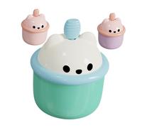 NIYANGLE 3piezas Espumador De Limpiador Facial Diseño De Oso Herramienta Portátil Para Hacer Suave y Ligera Para Gel De Limpieza Facial y Ducha