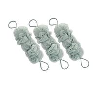 NIYANGLE 3piezas Estropajos Exfoliantes Para Ducha Para Limpieza De Espalda Suave y Eficaz Jabón o Gel De Ducha