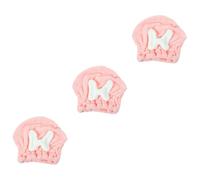 NIYANGLE 3piezas Gorro Secador De Cabello Rápido Toalla Absorbente De Agua Para Baño y Maquillaje Diseño Práctico y Atractivo Para Uso Diario y Viajes