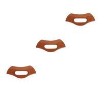 NIYANGLE 3piezas Gua Sha Plate De Madera Herramienta De Masaje Facial y Corporal Tabla De Raspado Ergonómica Para Uso Casa Aire