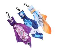 NIYANGLE 3piezas Llavero para Gafas Paños de Microfibra para Limpiar Pantallas y Lentes para Uso Diario Oficina Paño para Limpiar Gafas