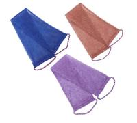 NIYANGLE 3piezas Toallas Exfoliantes Para Baño Cuerpo y Espalda Esponjas De Baño Africanas Para Ducha y Limpieza