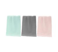 NIYANGLE 3piezas Toallitas De Muselina Suaves Para Bebés Recién Nacidos Para Limpiar Sudor y Saliva Paño De Baño Multifuncional
