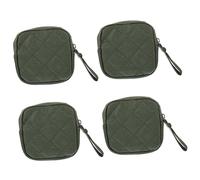 NIYANGLE 4 Bolsas De Almacenamiento De Servilletas Bolso De Mano Bolso De Maquillaje De Flores Cartera Minimalista Carteras para Mujer Cartera Pequeña para Lápiz Labial Bolsas De