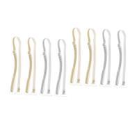 NIYANGLE 4 Pares De Correas Del Sujetador Correa De Extensión Sujetador Hebilla De Cinturón Sujetador Extensiones Cinta De Oro Ajustar Ropa Interior De Nylon Accesorios Sujetador Sujetador