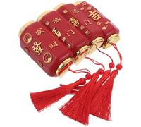 NIYANGLE 4 Piezas Abridor de Botellas Magnético Rojo 4 Unidades Imán Fuerte y Decoración Linterna Feng Shui para Nevera, Abrebotellas Multifuncional para Cocina y Festival Año 2026