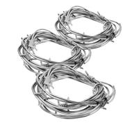 NIYANGLE 4 Piezas Cadenas de Halloween de PVC Realistas y Ligeras Bordes Suaves para Decoración en Fiestas Temáticas y Eventos de Terror