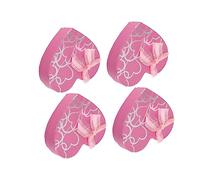 NIYANGLE 4 Piezas Caja De Bombones De Novia Cajas De Corazones Para Flores De Embalaje De Contenedor De Dulces De Flores Atasco De Papel De Dama De Honor