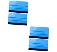 NIYANGLE 4 Piezas Herramienta De Película De Coche Herramienta Raspador De Vinilo Escobilla De Vinilo Escobilla De Goma De La Ventana Del Coche Raspador Automático El Plastico