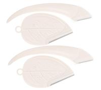 NIYANGLE 4 Piezas juego de recortador de cejas facial afeitadora de cejas de afeitar maquinillas de afeitar para cejas para mujer Maquinilla de afeitar abdominales