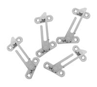 NIYANGLE 4 Piezas Limitador de Ventanas de Acero Inoxidable Controlador para Ventanas Correderas y Batientes Restrictor de Apertura Seguro para Protección Familiar contra Caídas